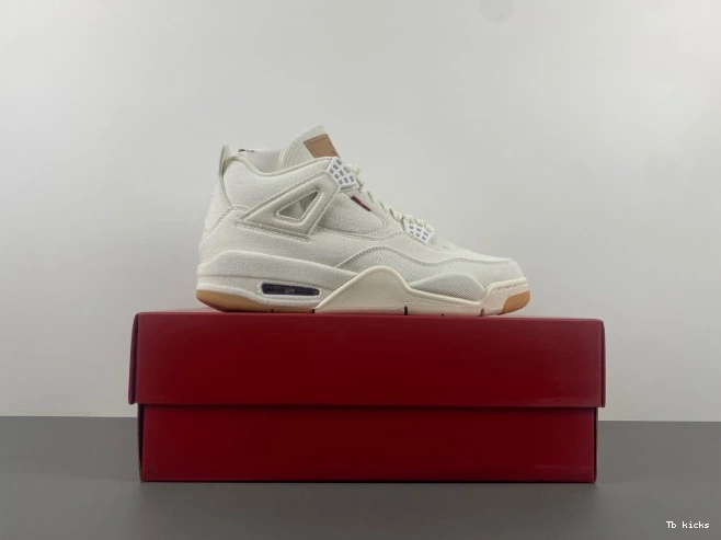 Cheap TBK Levi's 4 Jordan 'White' AO2571-100 x Air 0812